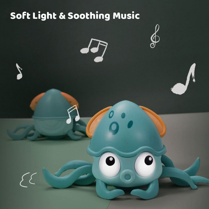 Crawling Octopus With Light & Music